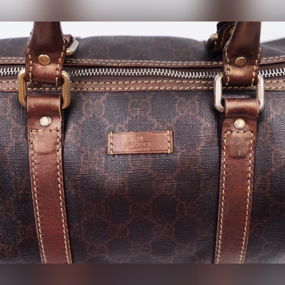*SOLD* Gucci Monogram GG Boston Bag Bronze EUC! - Picture 3 of 14